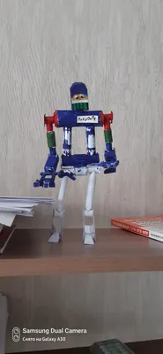 Мой первый робот из бумаги (Финал) | Пикабу