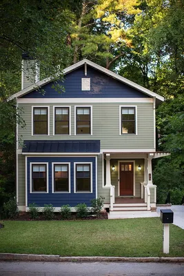 12 красивых примеров покраски деревянных домов, которые вдохновят на  обновление фасада