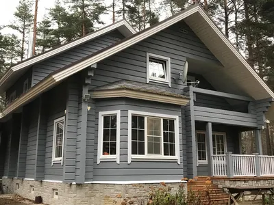 Покраска деревянного дома снаружи. Чем и как правильно покрасить фасад  деревянного дома