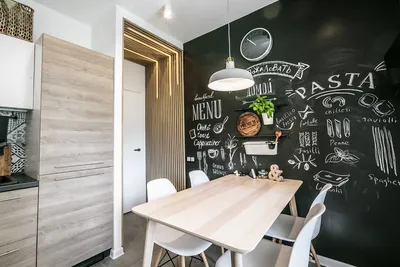 Стена на кухне над обеденным столом – 15 примеров дизайна | Houzz Россия