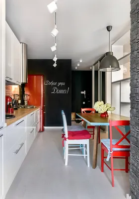 Стена на кухне над обеденным столом – 15 примеров дизайна | Houzz Россия