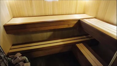 Парящие полки в парилке в бане или сауне подвесные без опор - YouTube