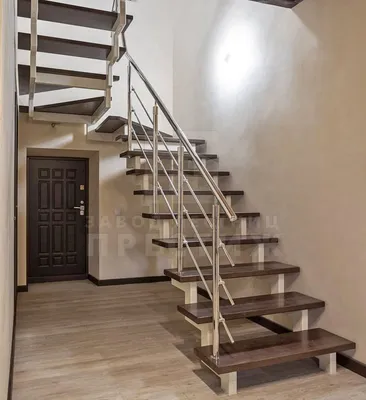 Полувинтовая лестница между двух стен ЛС-2014 - купить в Москве, цена от  836000 руб.