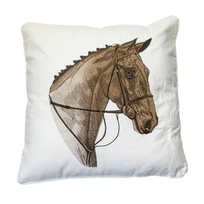 Декоративная подушка в виде головы лошади, 43*43 см - Tony's Decor