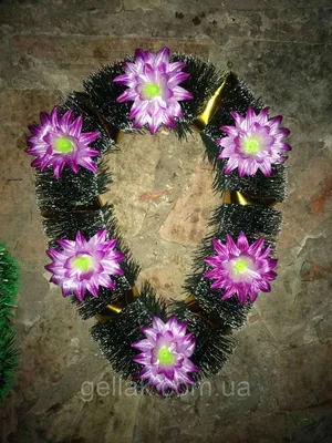 Траурные венки (искусственные цветы) Киев | ТРАУР – похоронно-ритуальна  служба