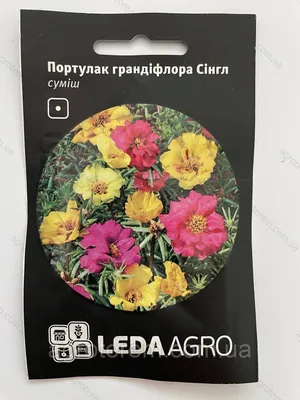 Леда Цветы Портулак Сингл смесь 0,05 г - купить по лучшей цене в Одесской  области от компании \"AGROTEREM\" - 1441502518
