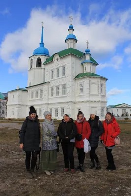 Природа Байкала | Посольский монастырь с Байкала от наружной стороны Карги