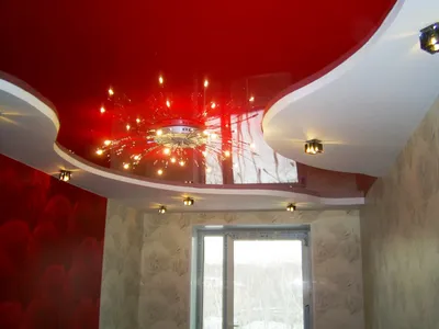 Двухуровневые натяжные потолки для зала в Туле – цена за 1 м² от 1800 ₽