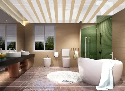 Как оформить потолок в ванной: 100 лучших идей на фото