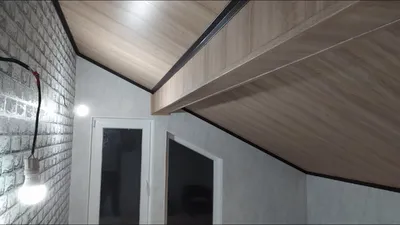 Монтаж мдф панелей на потолок в мансардном этаже, своими руками. - YouTube