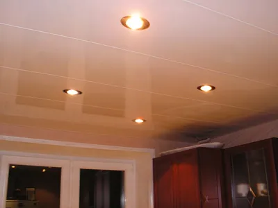 Пластиковые панели на потолок в кухне – варианты дизайна