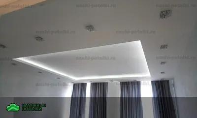 Натяжной потолок с нишей в Москве с установкой - заказать недорого цена