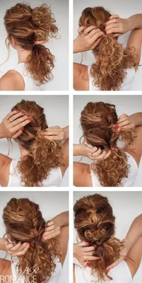Прически на кудрявые волосы своими руками: идеи укладок с пошаговыми фото