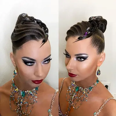 4 Likes, 1 Comments - Имидж-студия in.style (@ingroup.pro) on Instagram: “ Прическа выполнена мастером … | Ballroom competition hair, Competition  hair, Ballroom hair