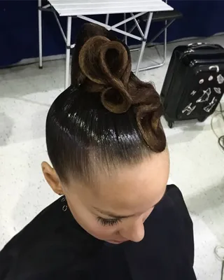 24 Likes, 1 Comments - Okladnikova Anastasia (@okladnikovaa_stylist) on  Instagram: “Вариант высокой прически дл… | Dance hairstyles, Competition  hair, Ballroom hair