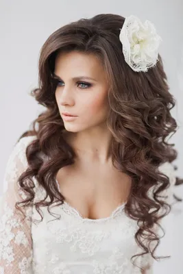 Прически на свадьбу | Unique wedding hairstyles, Long hair styles, Elegant  wedding hair