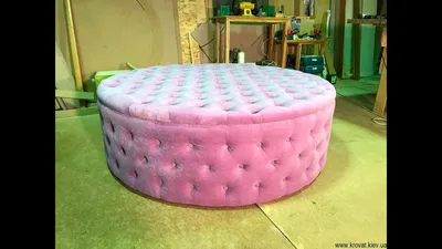 How to make an ottoman for the hallway with your own hands - YouTube