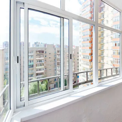 Алюминиевые окна на балкон - цена от 2393 р./м² в Москве
