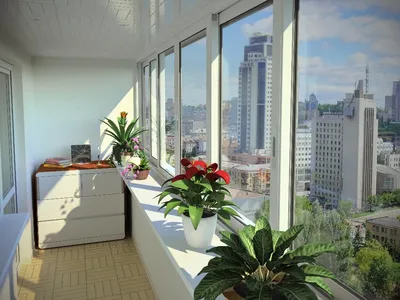 Раздвижные балконы - максимум свободного места и света