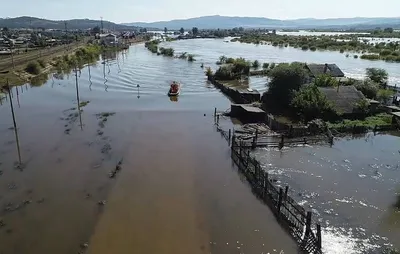 Река Селенга в Улан-Удэ начала выходить из берегов - ТАСС