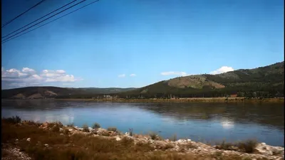 Река Селенга и село Старое Татаурово, Бурятия - YouTube
