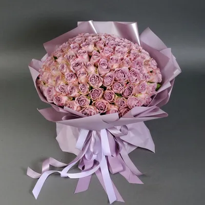 Уникальный букет цветов 101 голландская роза Мемори Лейн с доставкой по  Киеву