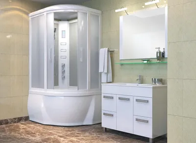 Дизайн Ванной с Душевой 2022: ТОП-300 идей интерьера с фото