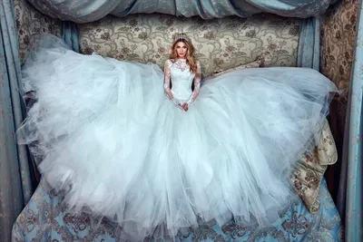 Самое пышное свадебное платье в мире фото