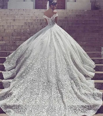 Самые пышные свадебные платья - 65 photo