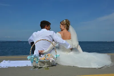 Свадьба в морском стиле