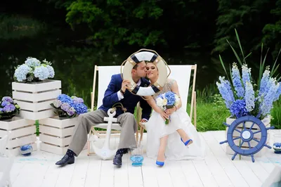 Свадьба в морском стиле – Ивент агентство «Любо-Дорого»