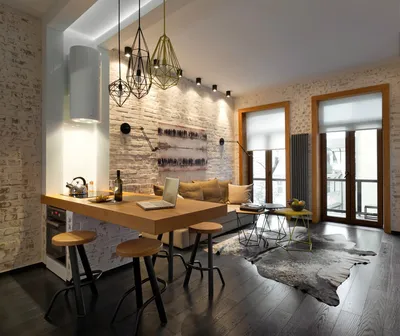 Барная стойка в гостиной: выбор стиля и конструкции для современного  интерьера