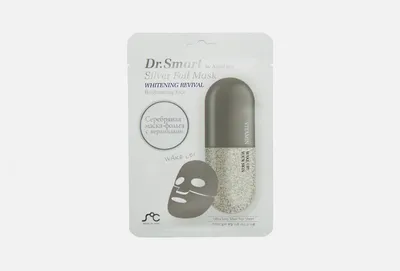 Маска для ровного цвета лица и молодости кожи Dr. Smart Silver foil mask —  купить в Москве