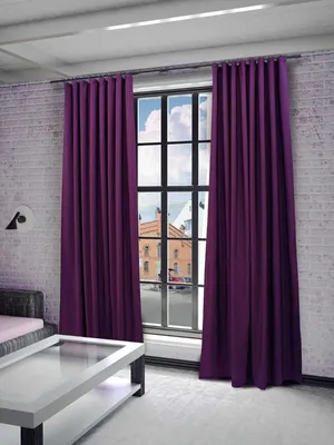 Фиолетовые шторы - 100 фото новинок дизайна. Правила идеального сочетания  фиолетового цвета