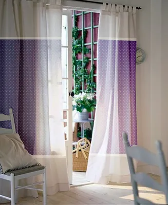 Сиреневые шторы - 102 фото дизайнерских идей по использованию ярких  занавесок
