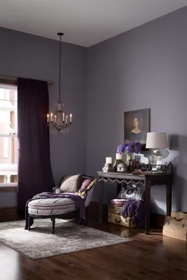 Сиреневый цвет в дизайне интерьера: идеи оформления комнат, 50+ фото -  статьи про мебель на Викидивании