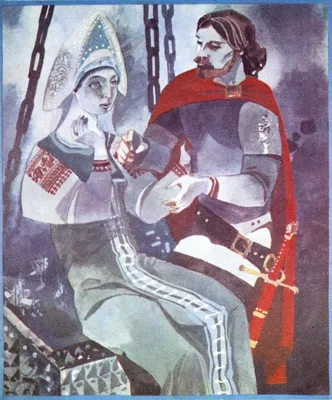 Рисунок Сказка о мёртвой царевне и семи богатырях - «В мире литературных  героев» №186181