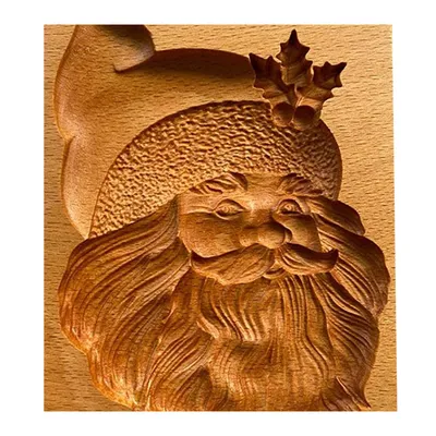 Форма для печенья, домашняя деревянная форма для шоколада в виде Деда  Мороза - купить по выгодной цене | AliExpress