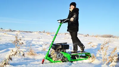 Бюджетный снегоход своими руками