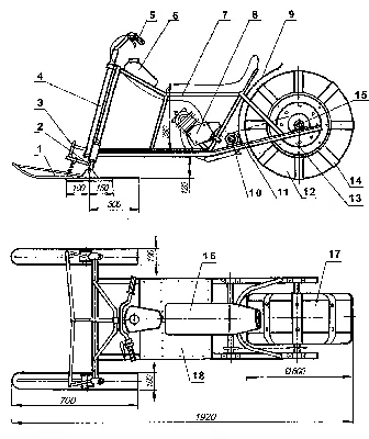 Чертежи снегоходов Черепаха -1 и Черепаха-2