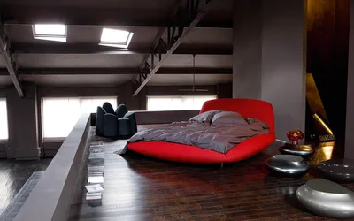 Круглая кровать для спальни: разновидности и правила выбора, дизайн  интерьера в маленькой спальне