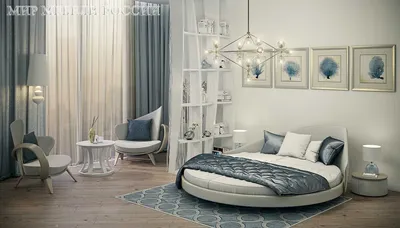 Дизайнерская круглая кровать с мягким изголовьем Apriori А в современном  стиле - Мир Мебели России