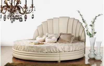 Круглая кровать Miro от фабрики Pigoli Salotti, купить в Москве с  доставкой, цена