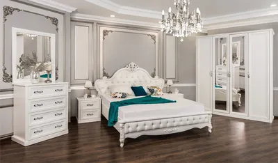 Спальня Мишель 4-ств белый матовый в г. Ульяновск от производителя по цене  226520 руб. – купить недорого в интернет-магазине Эра
