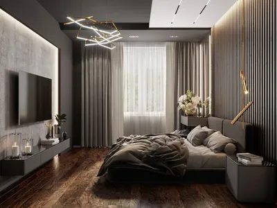 Дизайн спальни в стиле хай-тек (101 фото): выбор обоев, мебели и декора