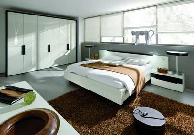 Спальня в стиле модерн: фото в интерьере