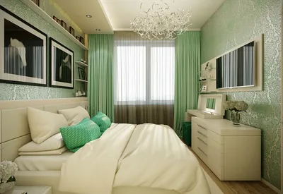 Дизайн спальни в зеленых тонах - фото-идеи, советы в блоге об интерьере и  дизайне BestMebelik.ru