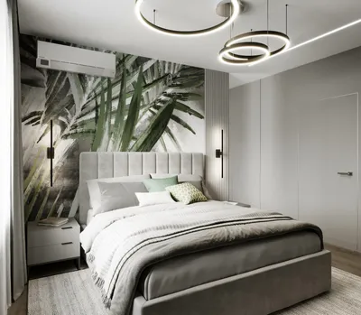 Фисташковая спальня - 150 фото лучших новинок дизайна спальни фисташкового  цвета