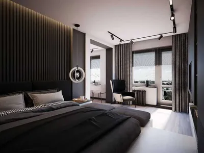 Гостиная и спальня в одной комнате - зонирование и дизайн (50 фото)