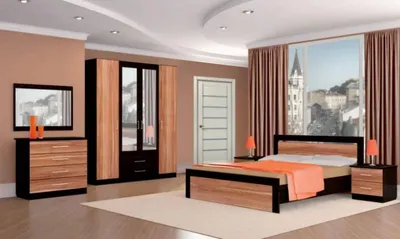 Купить Спальня ТОКИО (слива валлис) Союз-Мебель за 85 450 ₽ в Туле: цены на  мебель в магазине Спектр-Плюс